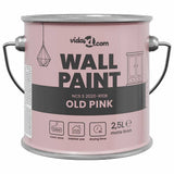 VidaXL peinture murale rose 2,5 l impression murale