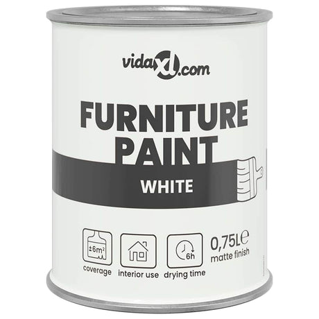 Vidaxxl peinture pour meuble blanc 10 x 10 x 12 cm impression murale