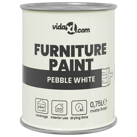 Vidaxxl peinture pour meuble blanc 10 x 10 x 12 cm impression murale