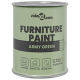 Vidaxxl peinture pour meubles vert 10 x 10 x 12 cm impression murale