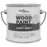 Vidaxxl peinture bois gris 16,5 x 16,5 x 16 cm impression murale