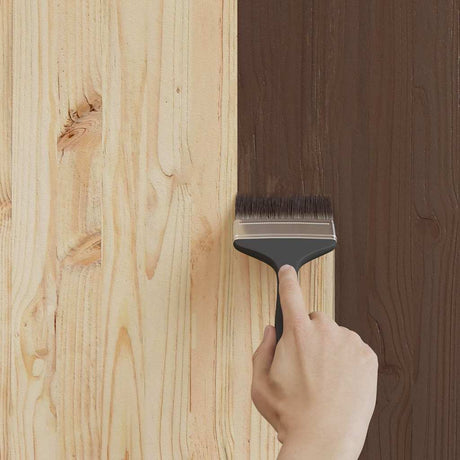Vidaxxl peinture pour bois marron 16,5 x 16,5 x 16 cm impression murale