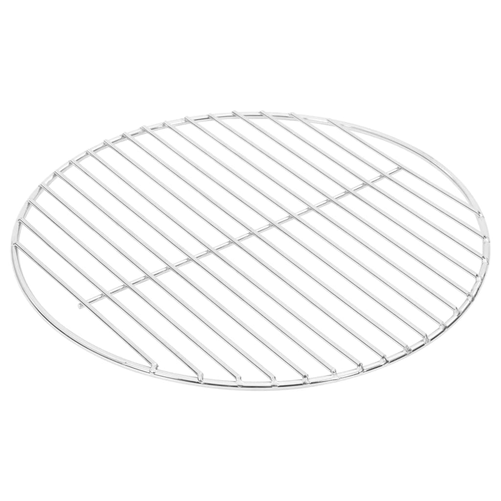 Vidaxl Barbecue Grille Round Ø34,5 cm 304 Rustfritt stål