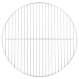 Vidaxl Barbecue Grille Round Ø44,5 cm 304 Rustfritt stål