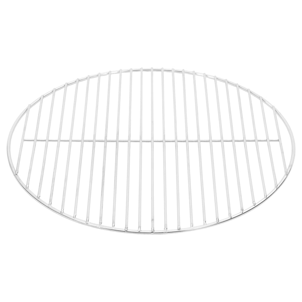 Vidaxl Barbecue Grille Round Ø44,5 cm 304 Rustfritt stål