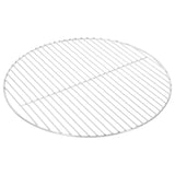 Vidaxl Barbecue Grille Round Ø50 cm 304 Rostfritt stål