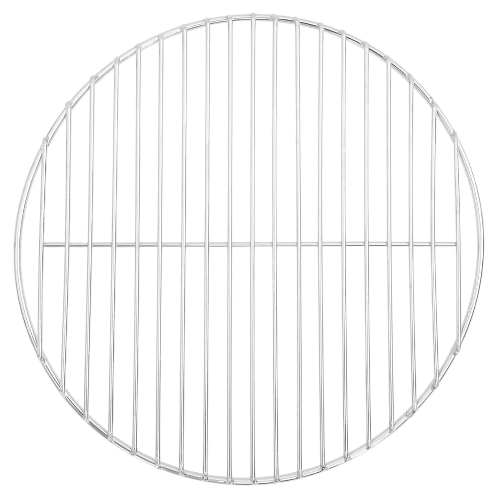 Vidaxl Barbecue Grille Round Ø37 cm 304 Rustfrit stål