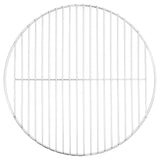 Vidaxl Barbecue Grille Round Ø40 cm 304 Rustfritt stål