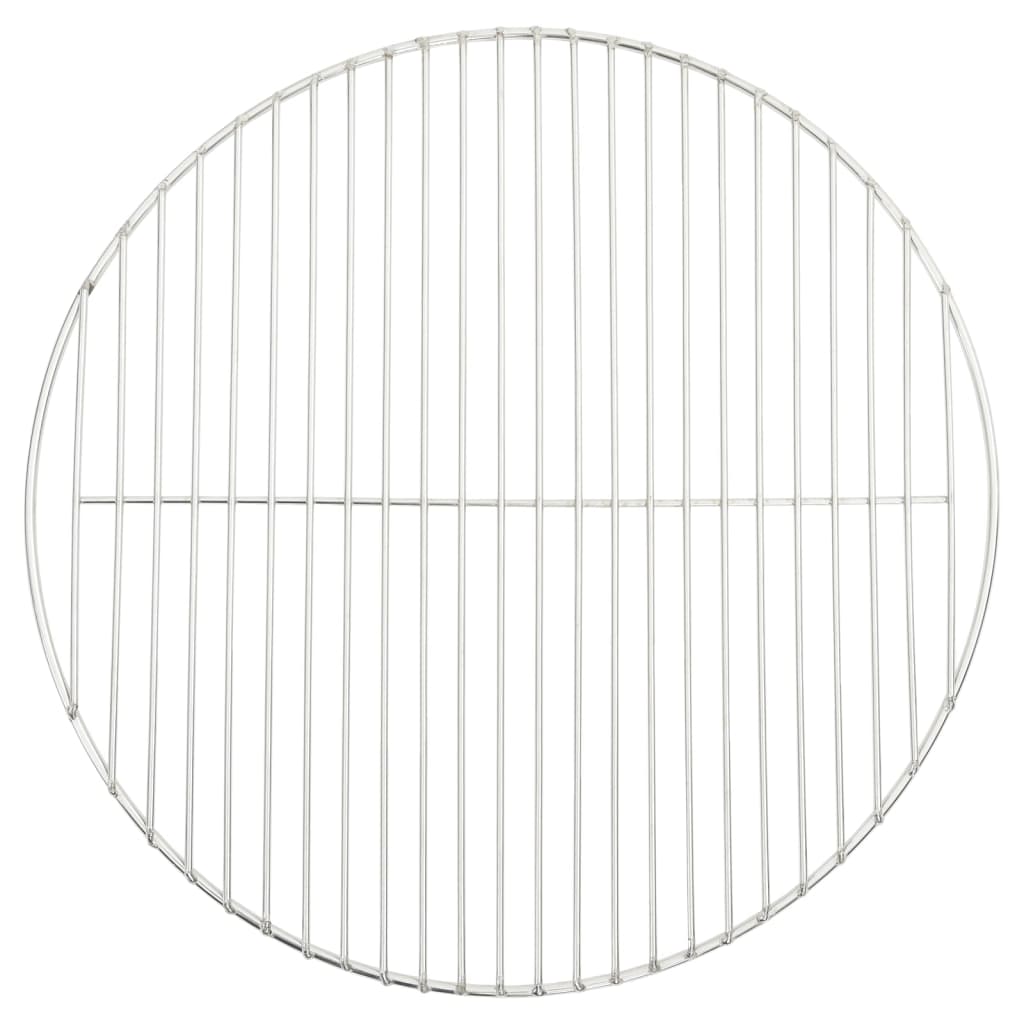 Vidaxl Gril Grille Round Ø47 cm 304 z nerezové oceli