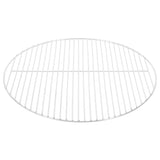 Vidaxl Barbecue Grille Round Ø54 cm 304 rustfritt stål