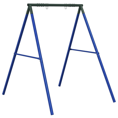 Cadre de balançoire d'extérieur Vidaxx avec 2 crochets de suspension, acier bleu
