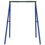 Cadre de balançoire d'extérieur Vidaxx avec 2 crochets de suspension, acier bleu