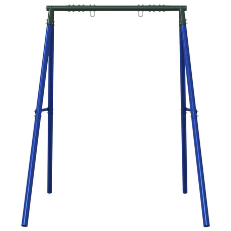 Cadre de balançoire d'extérieur Vidaxx avec 2 crochets de suspension, acier bleu