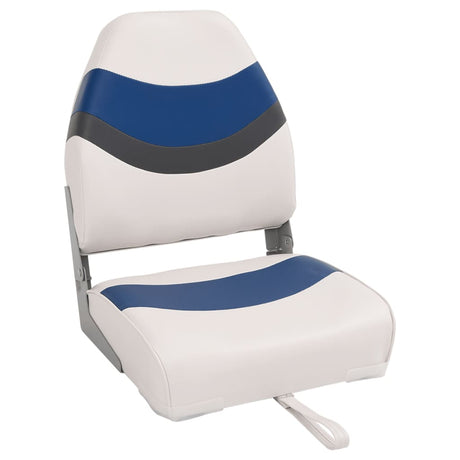 Siège bateau Vidaxx avec dossier haut pliable 44x38x55 cm