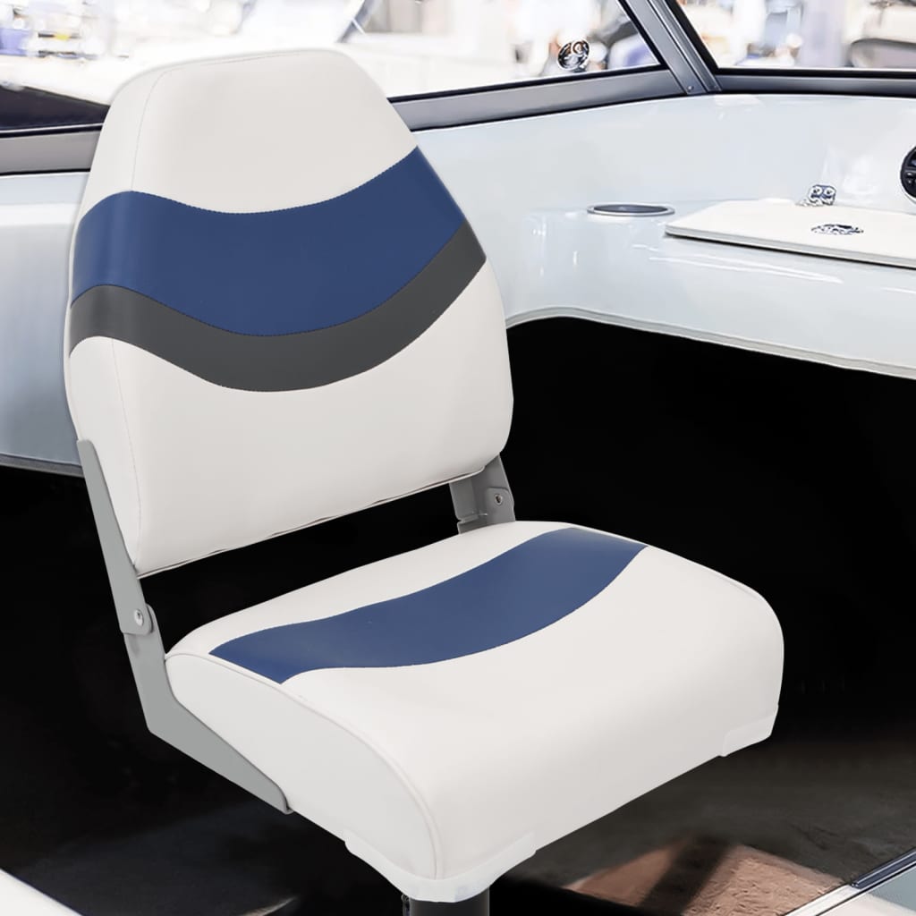 Siège bateau Vidaxx avec dossier haut pliable 44x38x55 cm