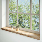 Vidaxx appuis de fenêtre 2 pcs non traité 110x20x2 cm chêne massif