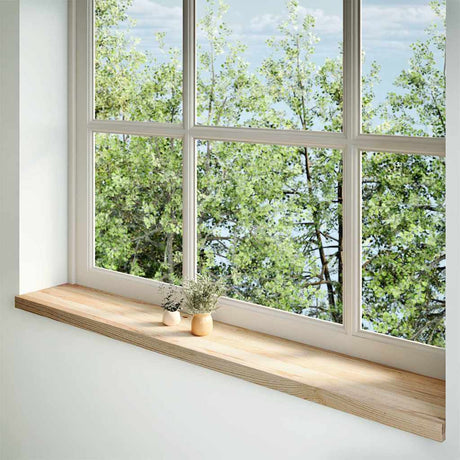 Vidaxx appuis de fenêtre 2 pcs non traité 160x25x2 cm chêne massif