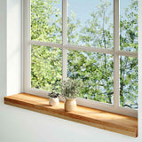 Vidaxl Window Sills 2 St 70x15x2 cm Solid eik lysebrun