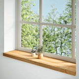 VIDAXL Windows Sills 2 szt. 100x30x2 cm lity dębowe jasnobrązowe