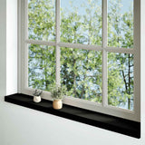 Vidaxl Window Sills 2 PCS 120x15x2 cm Solid eik Mørkebrun