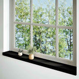 Vidaxl window sills 2 pcs 140x15x2 cm solid oak dark brown