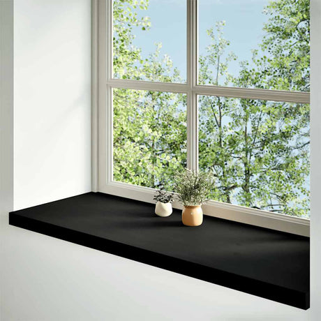 Vidaxx appuis de fenêtre 2 pcs 100x40x2 cm chêne massif brun foncé