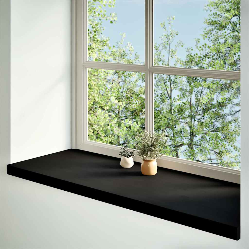 Vidaxl Windows Sills 2 szt. 120x40x2 cm lity dębowe ciemnobrązowe