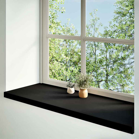 Vidaxx appuis de fenêtre 2 pcs 120x40x2 cm chêne massif brun foncé