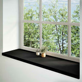 Vidaxx appuis de fenêtre 2 pcs 140x40x2 cm chêne massif brun foncé