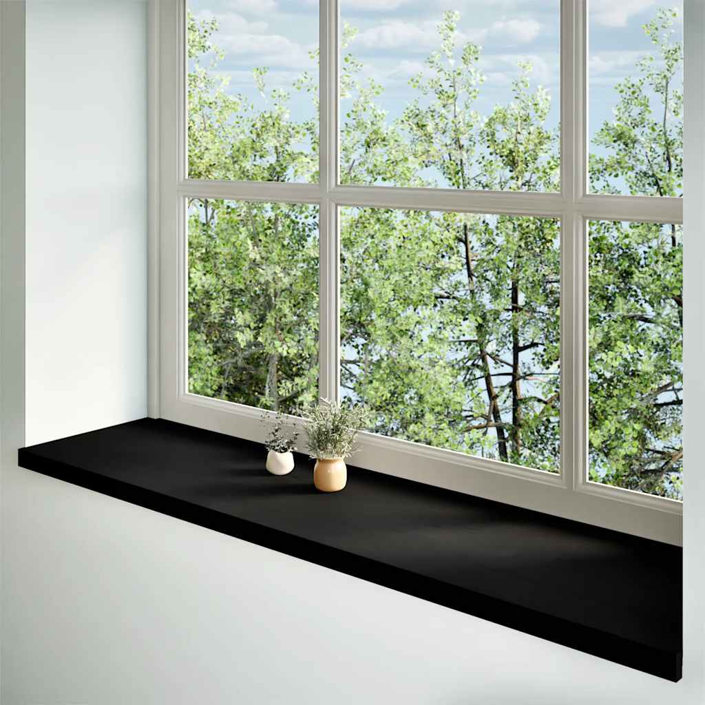 VIDAXL Windows Sills 2 szt. 160x40x2 cm lite drewno drewniane ciemnobrązowe