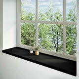 Vidaxl Window Sills 2 PCS 160x40x2 cm Solid eg træ mørkebrun