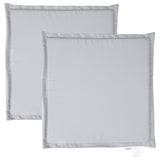 Vidaxx coussins de siège de jardin 2 pcs carré 45x45x2 cm gris clair