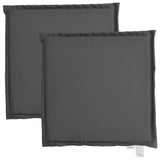 Vidaxx coussins de siège de jardin 2 pcs carré 45x45x2 cm anthracite