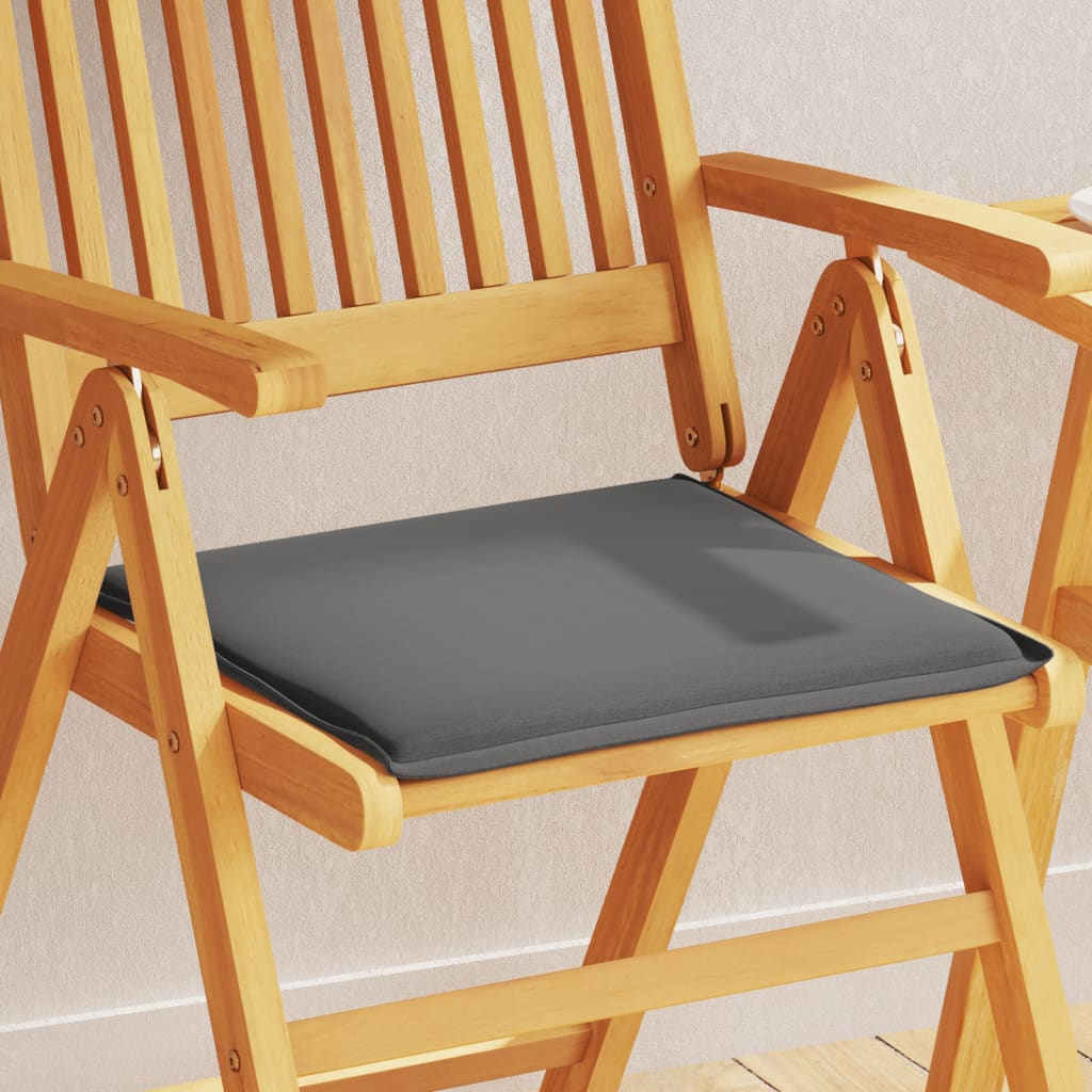 Vidaxx coussins de siège de jardin 2 pcs carré 45x45x2 cm anthracite