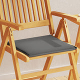 Vidaxx coussins de siège de jardin 2 pcs carré 45x45x2 cm anthracite