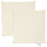 VidaXL coussins de siège de jardin 2 pcs carré 45x45x2 cm couleur crème