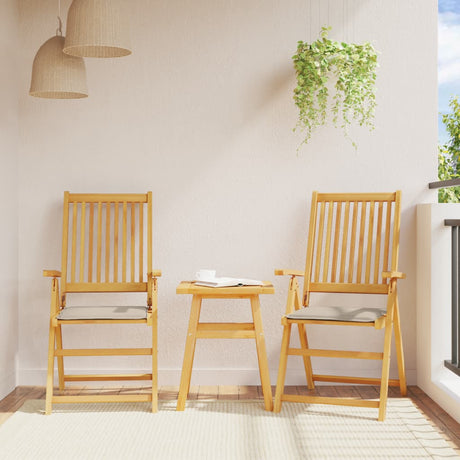 Vidaxx coussins de siège de jardin 4 pcs carré 45x45x2 cm taupe