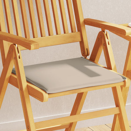 Vidaxx coussins de siège de jardin 4 pcs carré 45x45x2 cm taupe