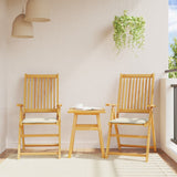 Vidaxx coussins de siège de jardin 4 pcs carré 45x45x2 cm couleur crème