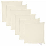 Vidaxx coussins de siège de jardin 6 pcs carré 45x45x2 cm couleur crème