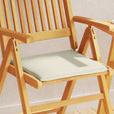 Vidaxx coussins de siège de jardin 6 pcs carré 45x45x2 cm couleur crème
