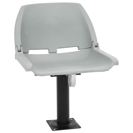 Vidaxx Ensemble de chaises bateau 2 pièces pliables 48x51x41 cm gris