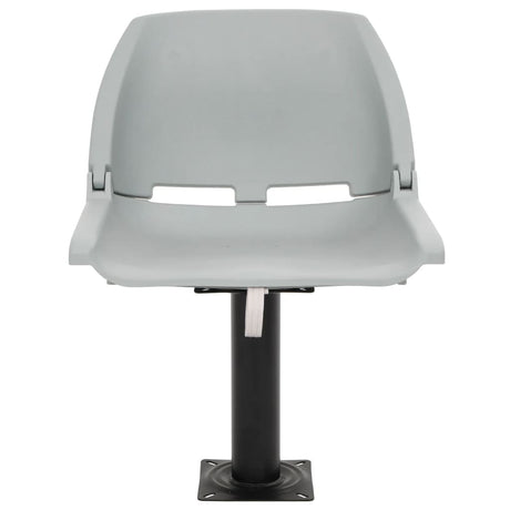 Vidaxx Ensemble de chaises bateau 2 pièces pliables 48x51x41 cm gris