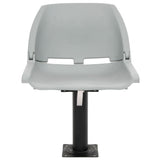 Vidaxx Ensemble de chaises bateau 4 pièces pliables 48x51x41 cm gris