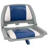 Vidaxx ensemble de chaises bateau pliantes 2 pièces 48x51x41 cm bleu et blanc