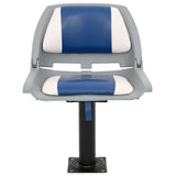 Vidaxx ensemble de chaises bateau pliantes 2 pièces 48x51x41 cm bleu et blanc