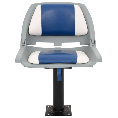 Vidaxx ensemble de chaises bateau pliantes 2 pièces 48x51x41 cm bleu et blanc