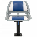 Vidaxx ensemble de chaises bateau pliantes 4 pièces 48x51x41 cm bleu et blanc