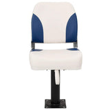 Vidaxx chaise bateau 1 set pliable 41x36x48 cm bleu et blanc
