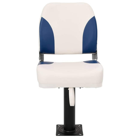Vidaxx chaise bateau 2 set pliable 41x36x48 cm bleu et blanc